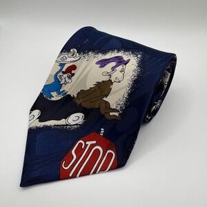 Dr. Seuss Green Eggs & Ham Pattern Lord & Paul 100% Polyester Tie 59x4"